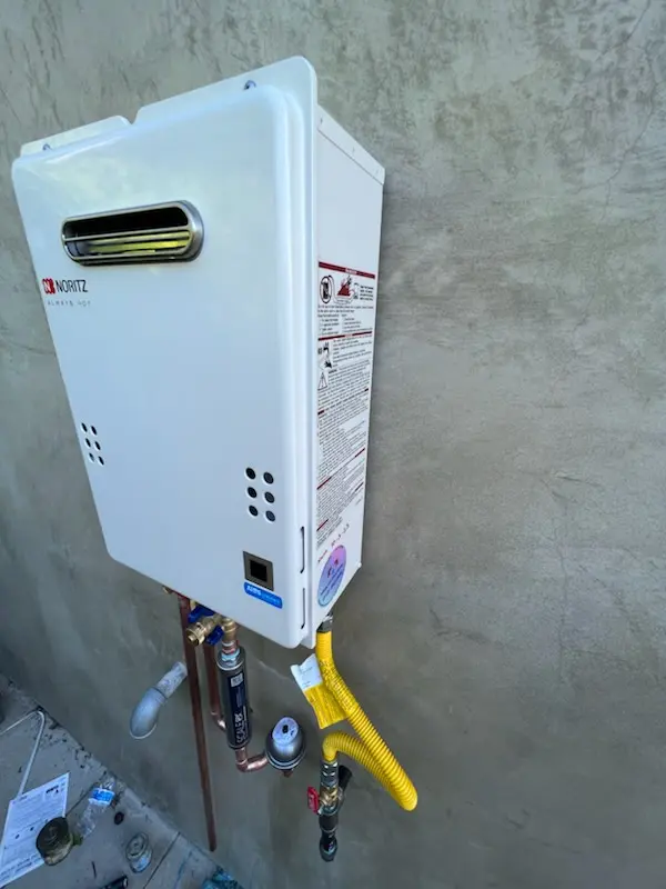 Tankless water heater installation for Wadsworth homes